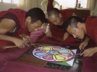 tibet - mandalakészítés